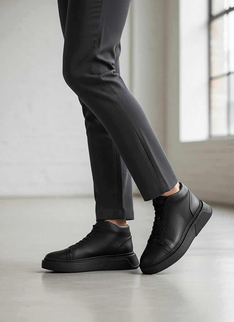 بوت چرم مردانه S4053