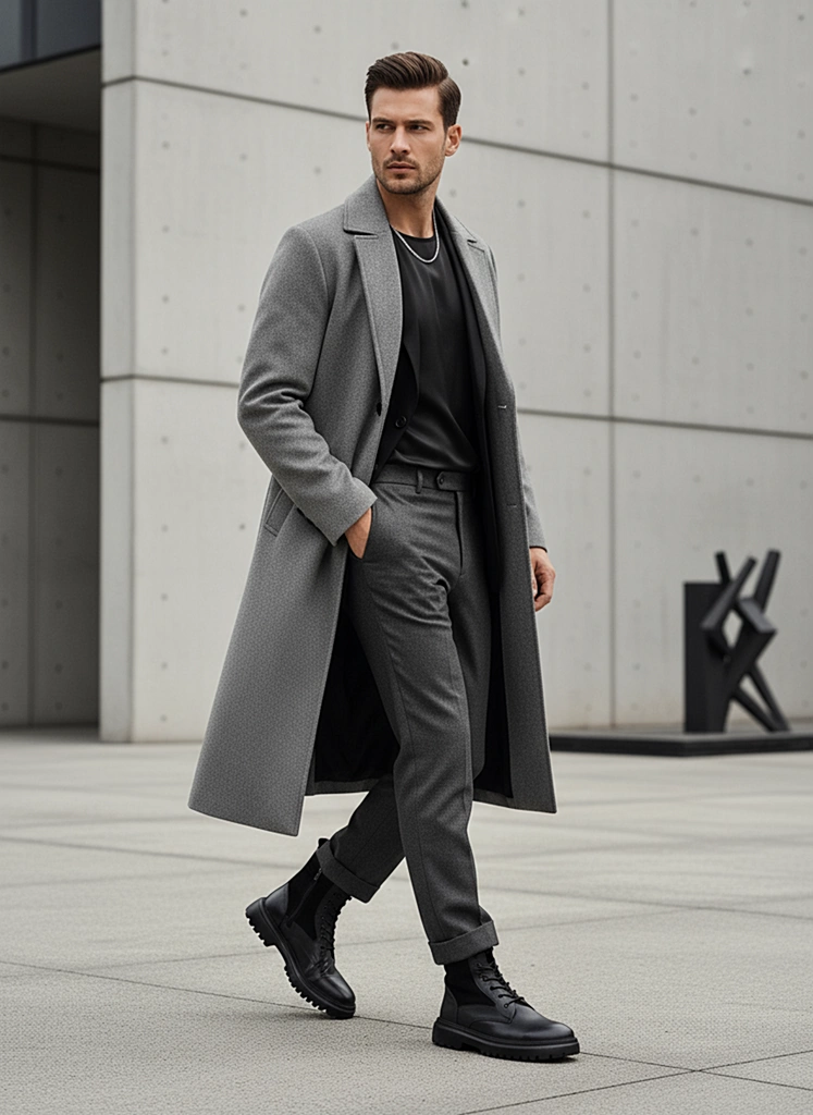 بوت چرم مردانه S4045