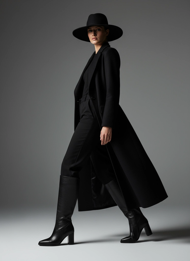 بوت بلند چرم زنانه WS4072