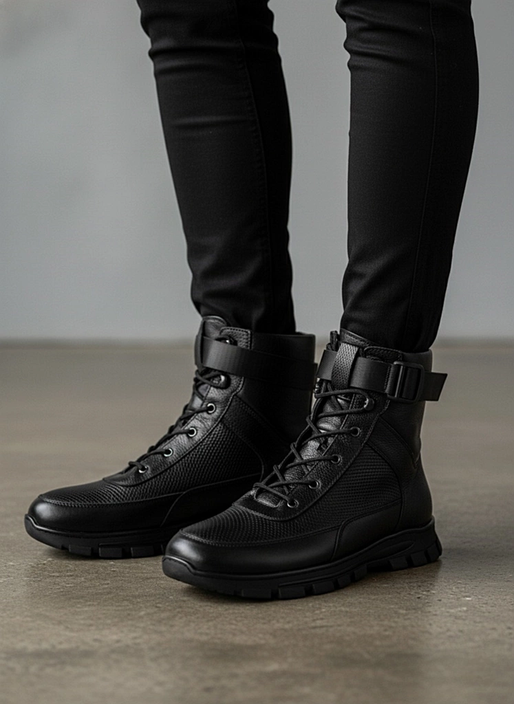 بوت چرم مردانه S4027