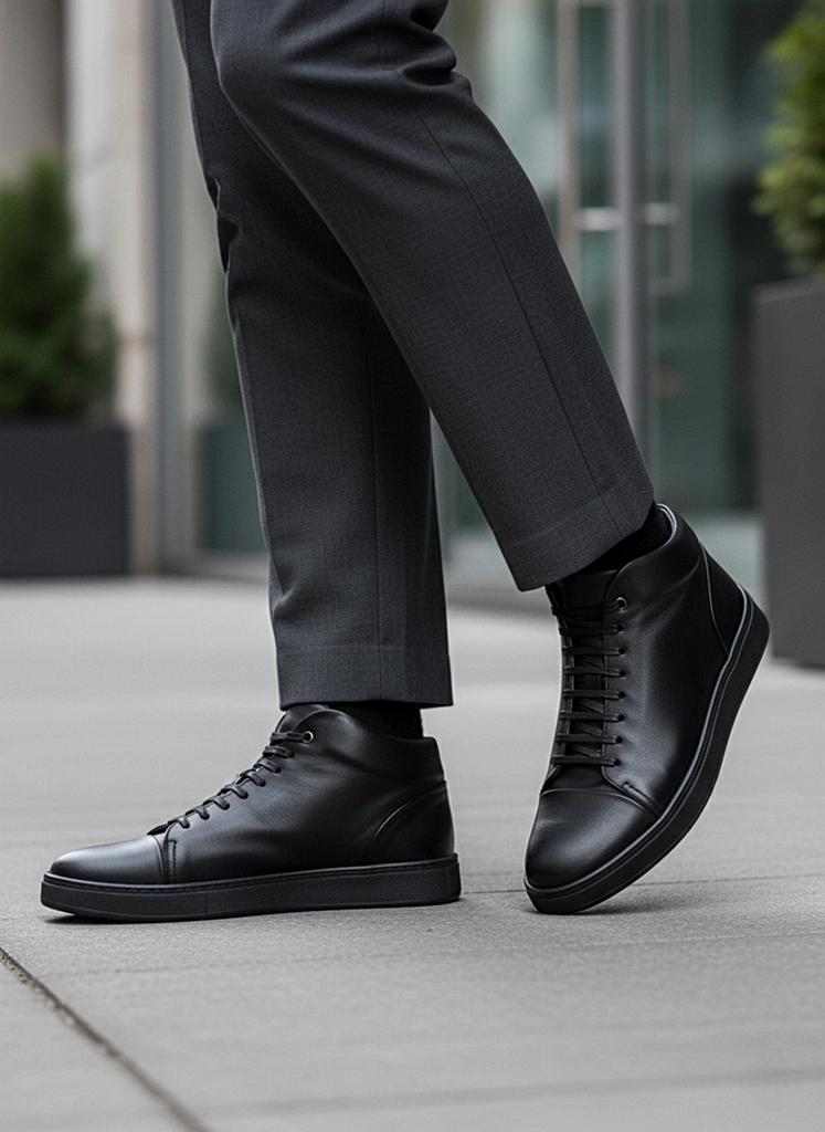 بوت چرم مردانه S4052