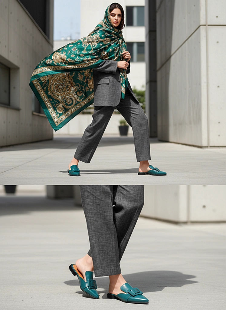 کفش چرم زنانه WS1031