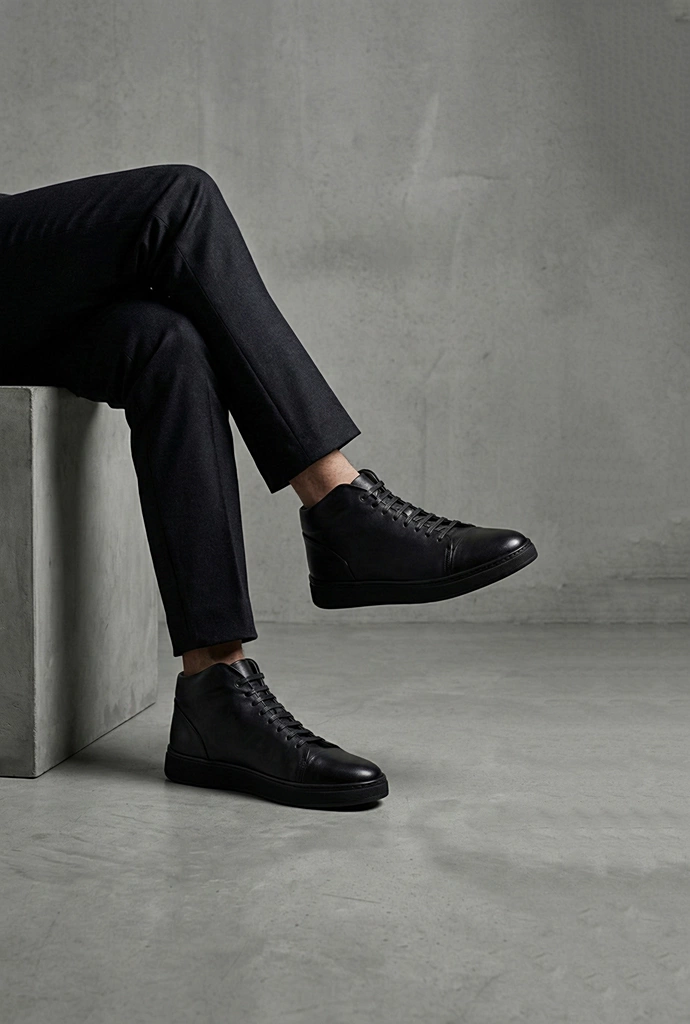 بوت چرم مردانه S4052