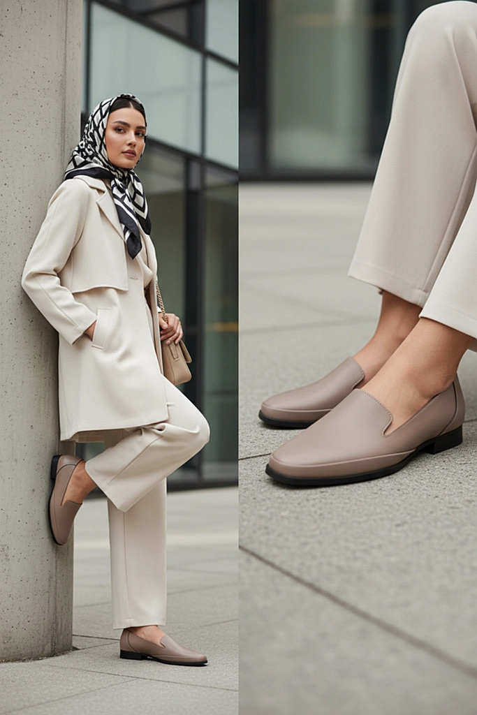 کفش چرم زنانه WS1065