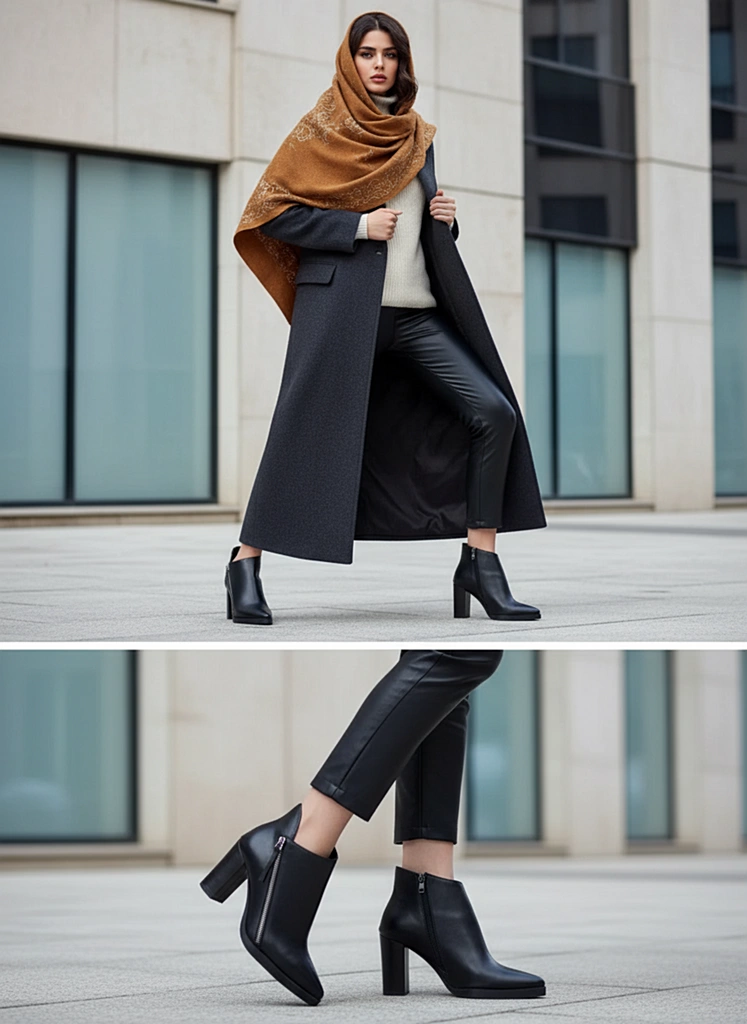 بوت چرم زنانه WS4062