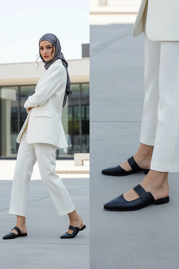 کفش چرم زنانه WS1027