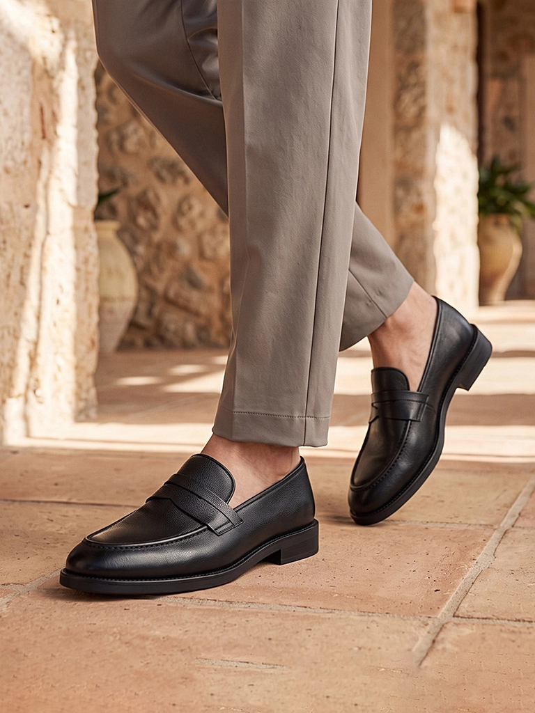 کفش چرم اسپرت مردانه s6025