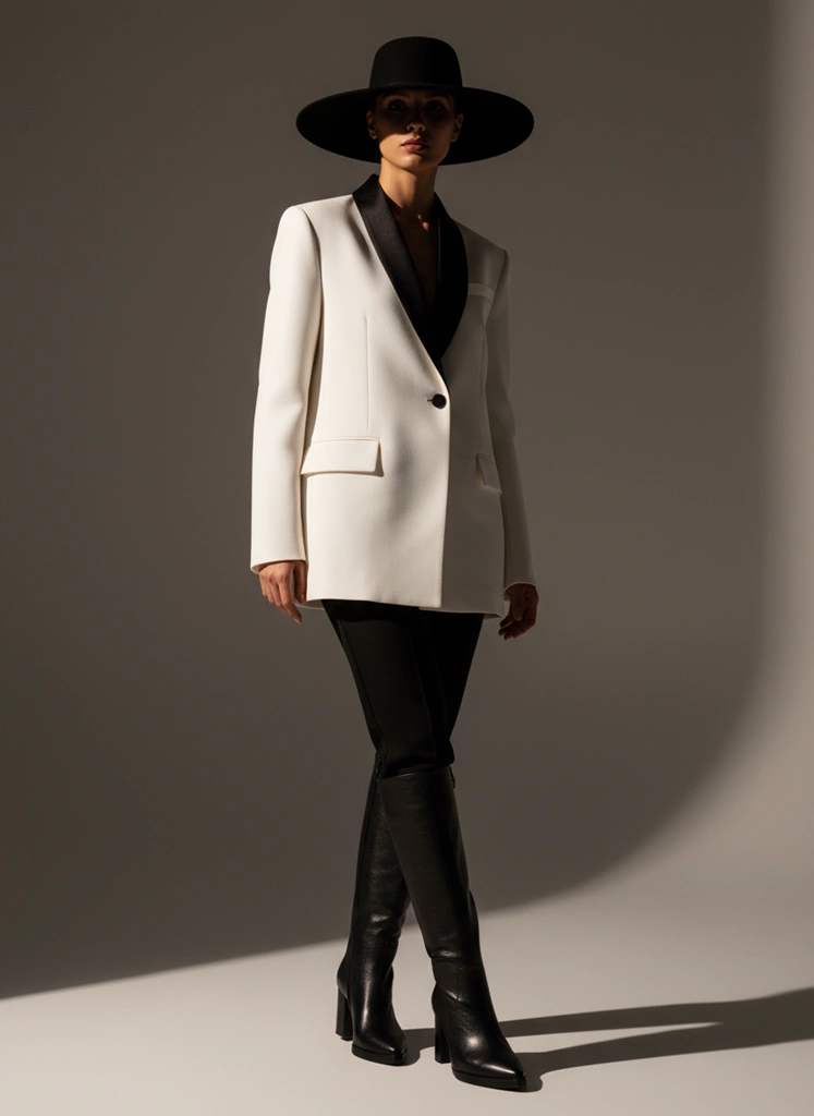 بوت بلند چرم زنانه WS4072