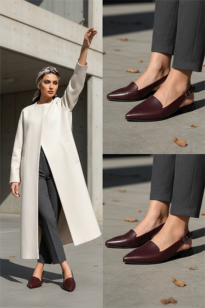 کفش چرم زنانه WS1050