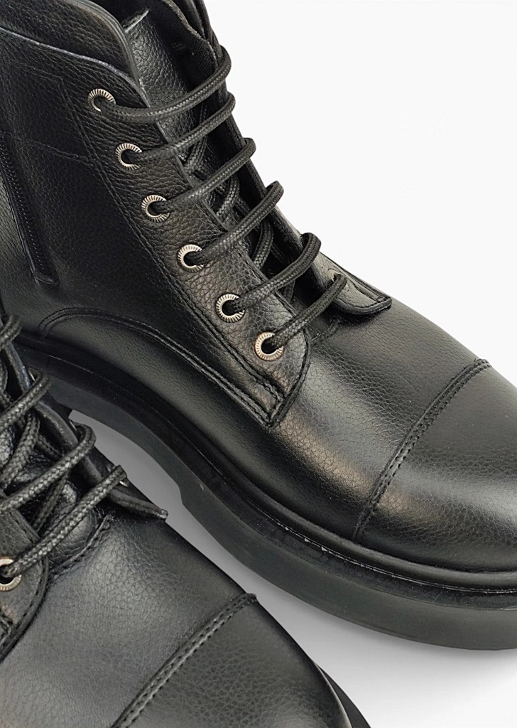 بوت چرم مردانه S4043