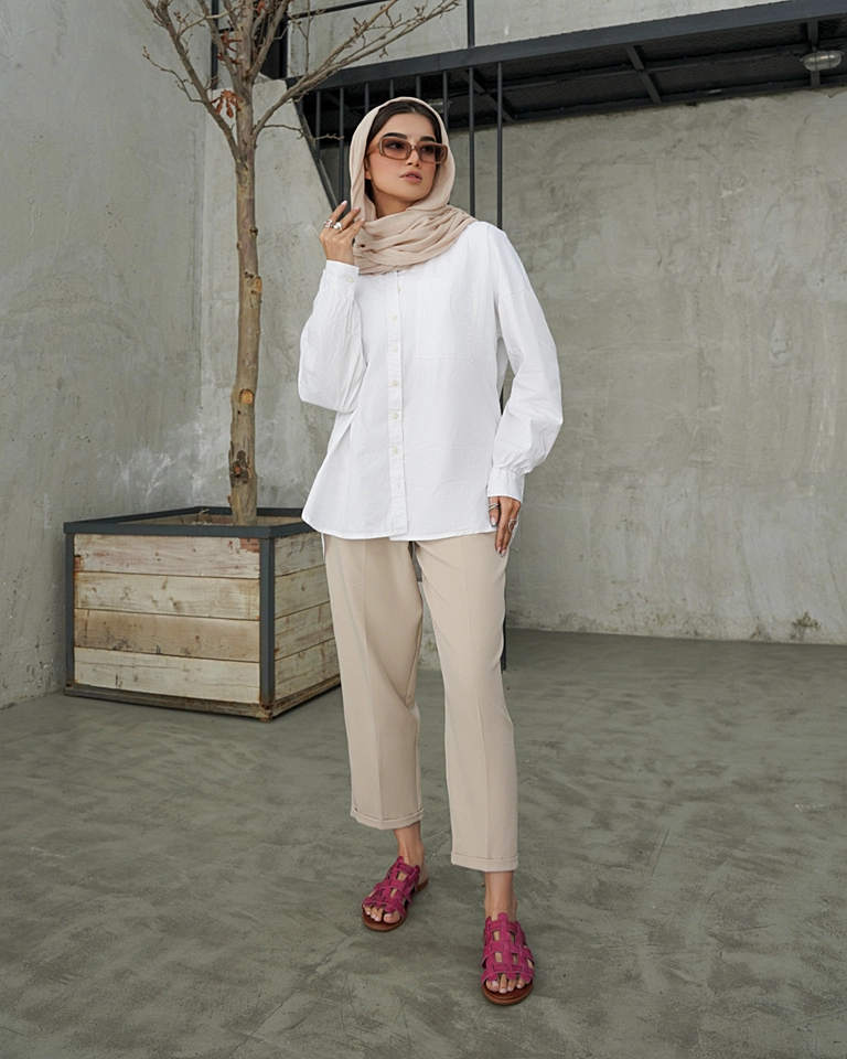 صندل چرم زنانه Ws51013