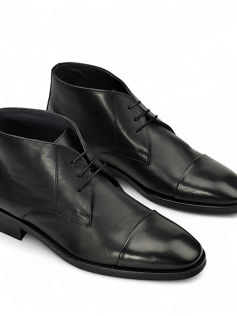 بوت چرم مردانه S4049 بوت چرم مردانه S4049