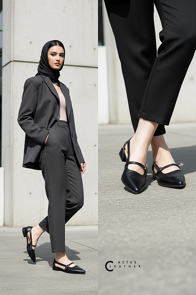 کفش چرم زنانه WS1030