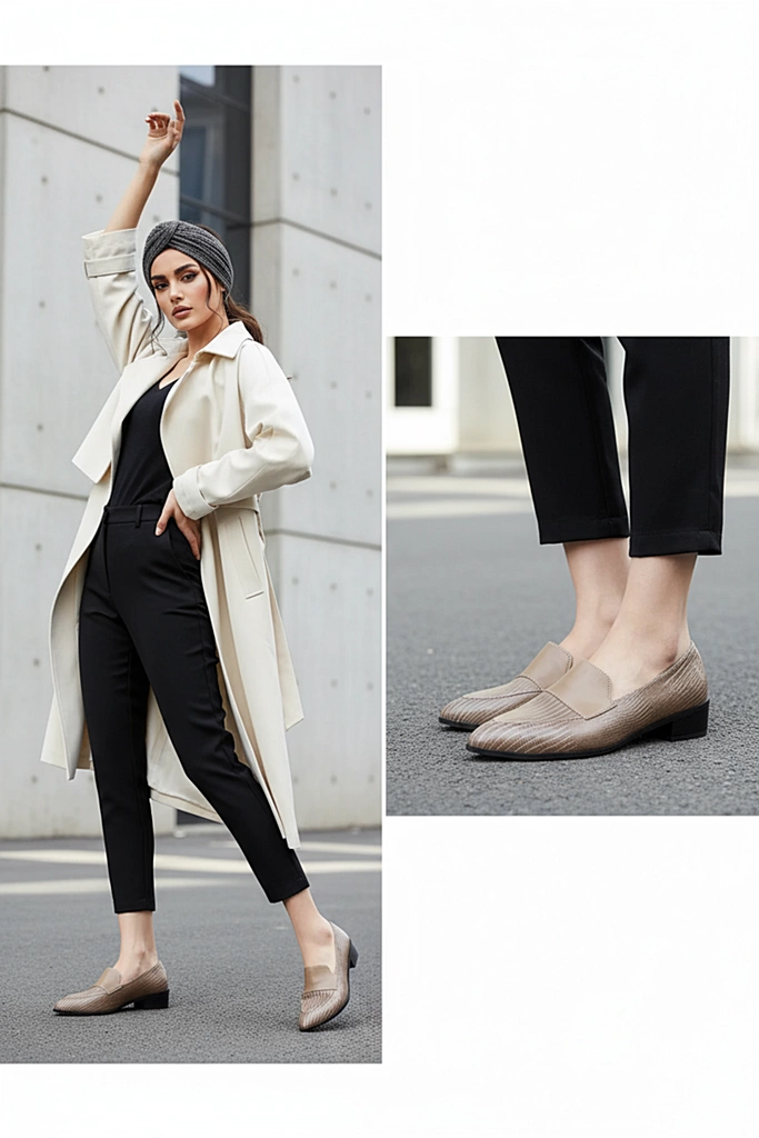 کفش چرم زنانه WS1014