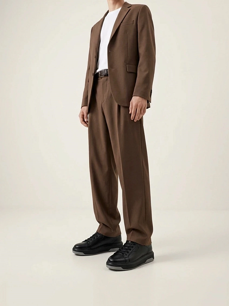 کفش چرم مردانه S1064