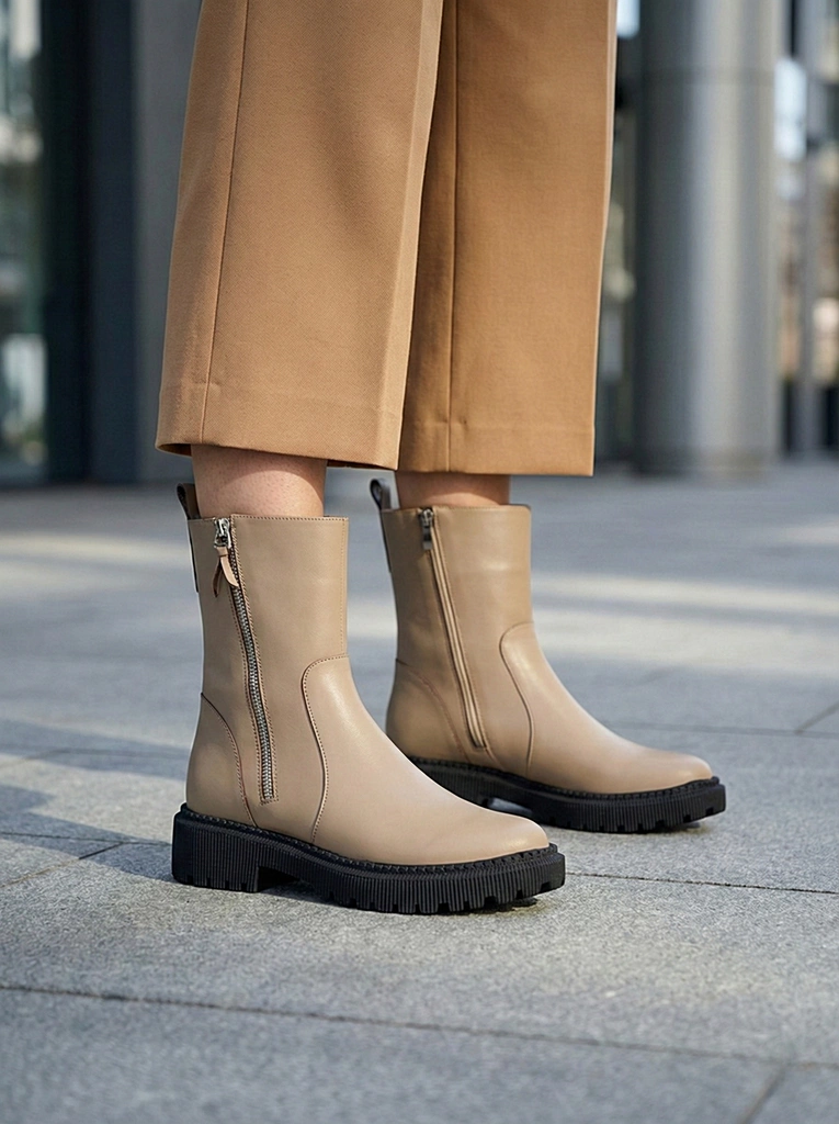 بوت چرم زنانه WS4065