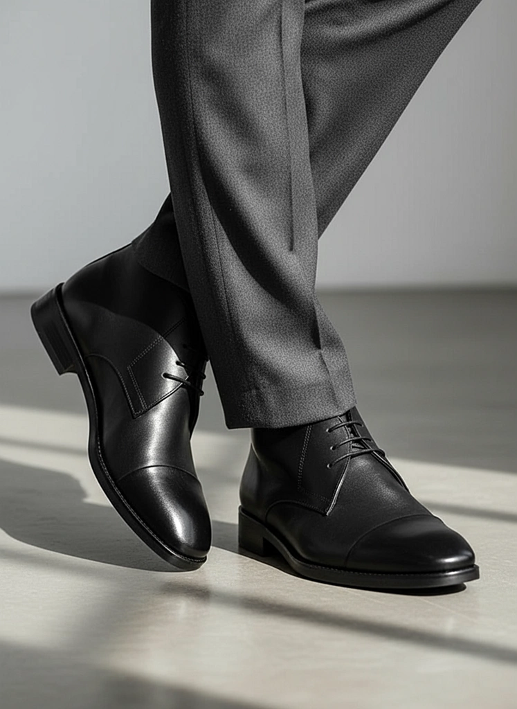 بوت چرم مردانه S4049