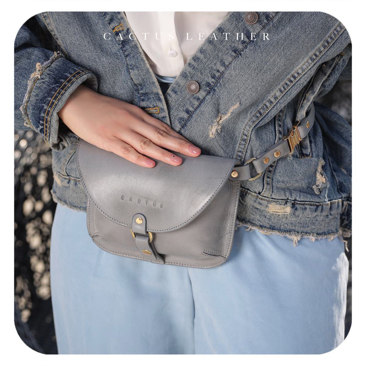 کیف کمری چرم دخترانه 6001