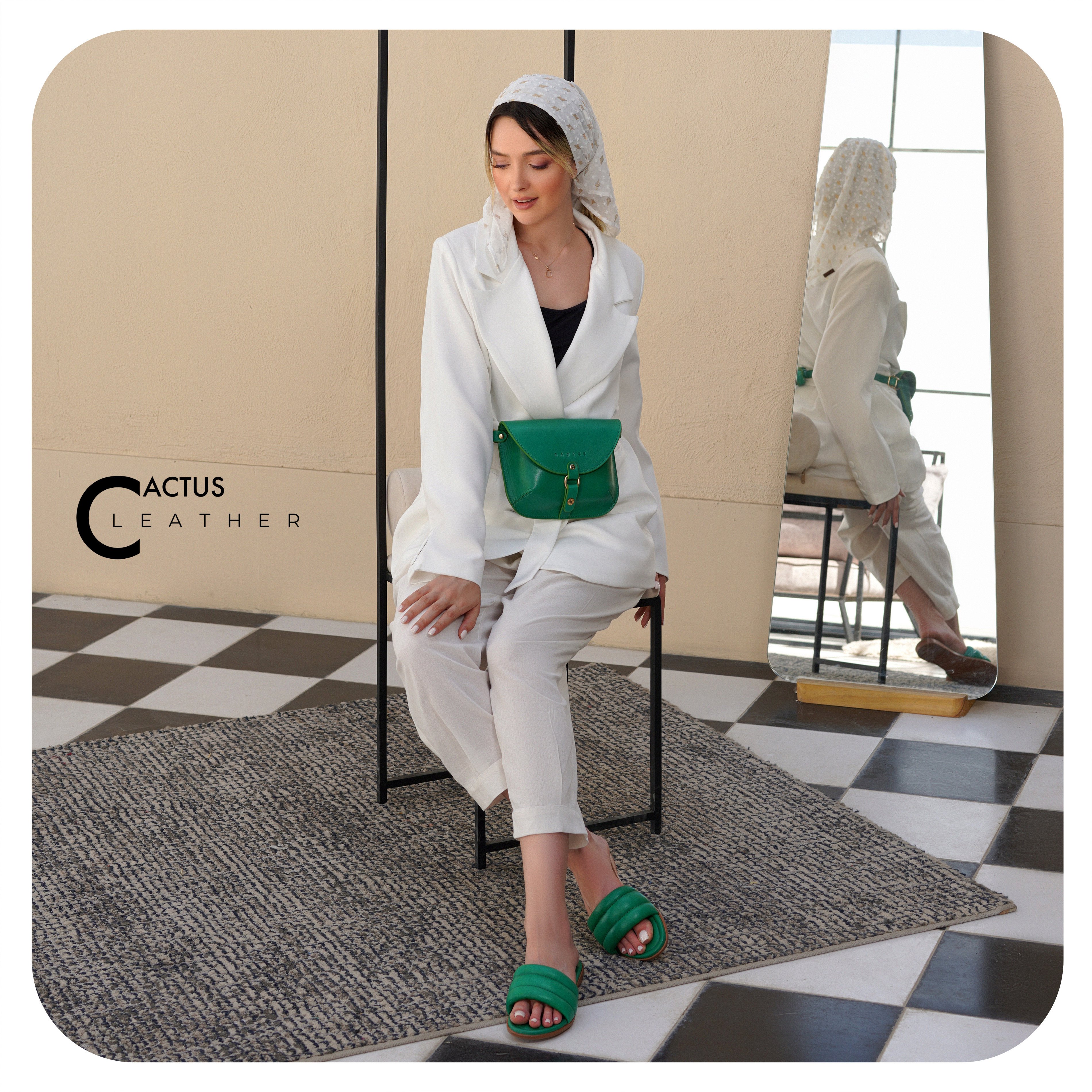 کیف کمری چرم دخترانه 6001