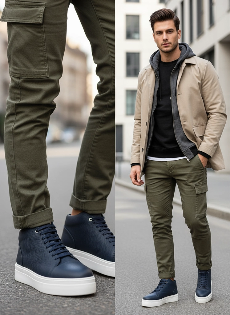 بوت چرم مردانه S4041 بوت چرم مردانه S4041