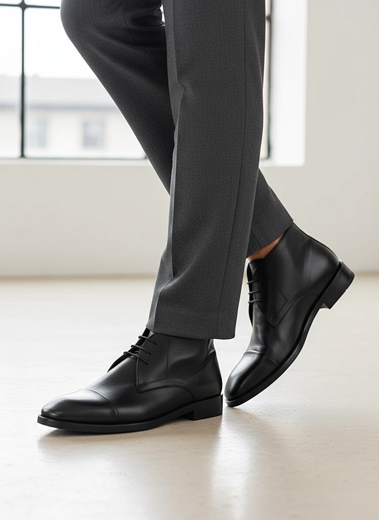 بوت چرم مردانه S4049